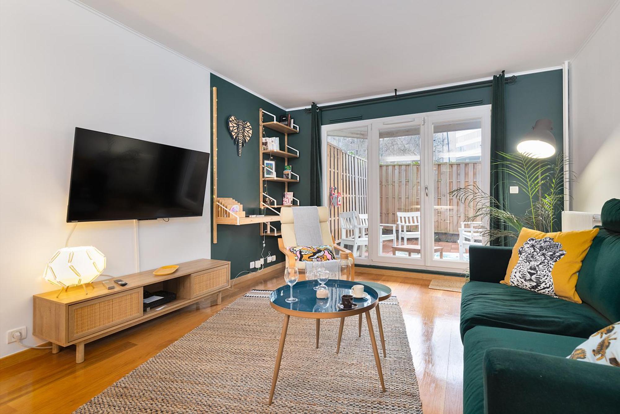 شقة Cosy'N Paris - Parking Secure - Metro 14 - Wifi - Terrace - Premium Bedding جنتيلي المظهر الخارجي الصورة