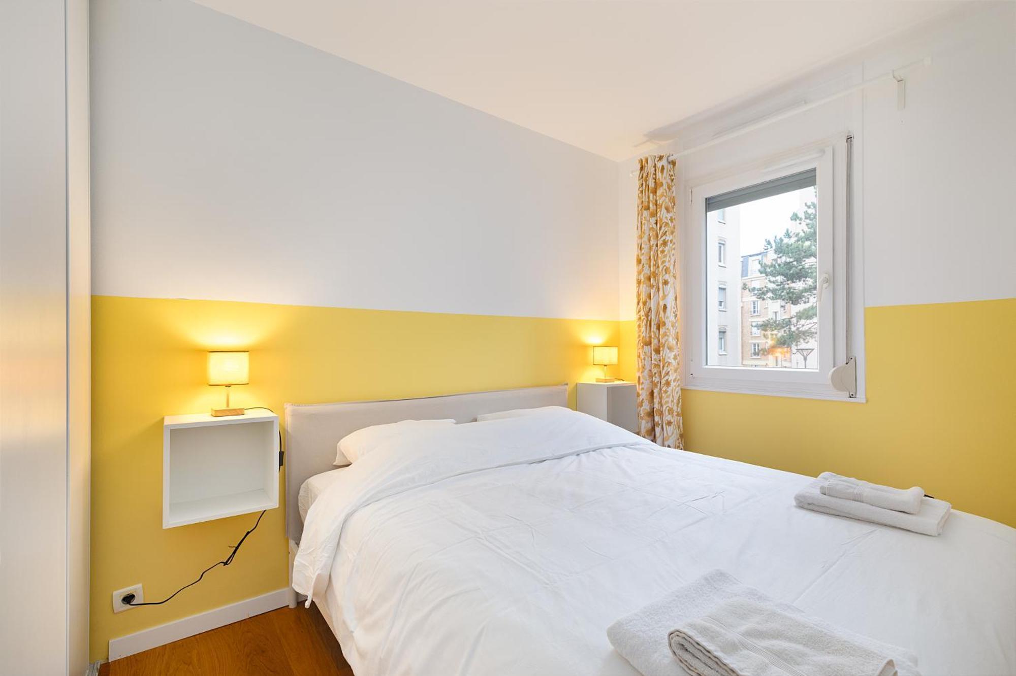 شقة Cosy'N Paris - Parking Secure - Metro 14 - Wifi - Terrace - Premium Bedding جنتيلي المظهر الخارجي الصورة