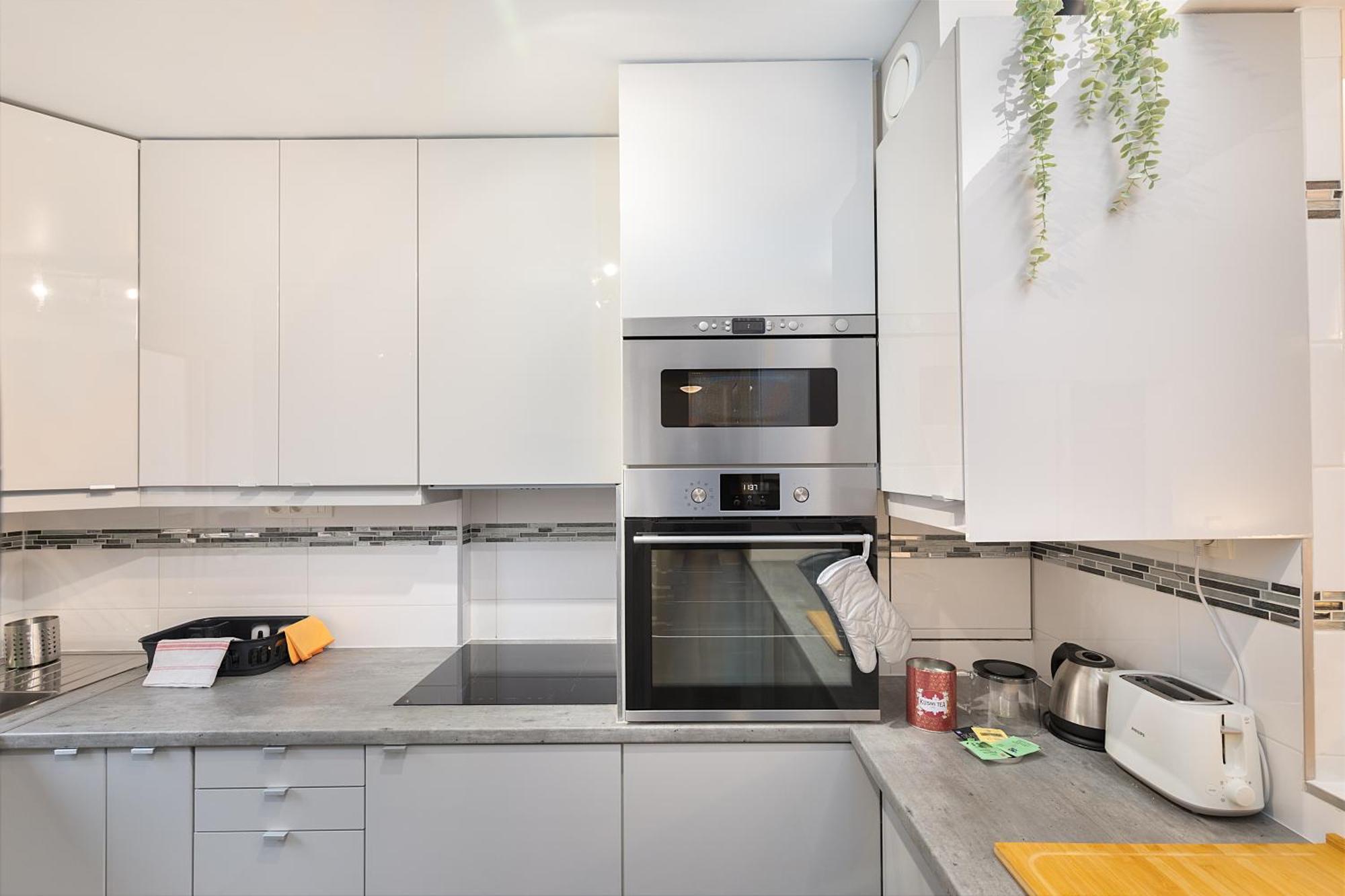 شقة Cosy'N Paris - Parking Secure - Metro 14 - Wifi - Terrace - Premium Bedding جنتيلي المظهر الخارجي الصورة